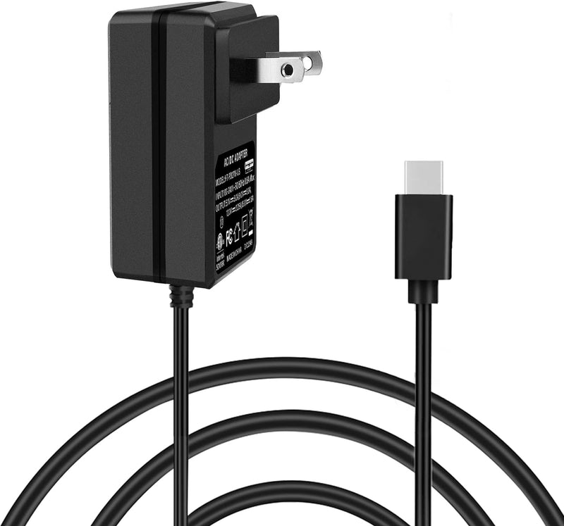 27W Power Supply for Raspberry Pi 5 - PD Adapter USB C 5.1V 5A, Travel-Friendly, Short Circuit Protection, Universal Compatibility, Compact and Portable, Black