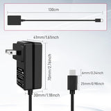 27W Power Supply for Raspberry Pi 5 - PD Adapter USB C 5.1V 5A, Travel-Friendly, Short Circuit Protection, Universal Compatibility, Compact and Portable, Black