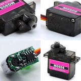 MG90S Servo 9G Micro Servo Motor Metal Gear Micro Servo for Raspberry Pi Arduino Stm 32Project RC Helicopter Planes Boat Robot Car