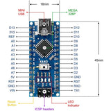 Nano Board ATmega 328P with USB Cable Micro-Controller Board Compatible with Arduino IDE