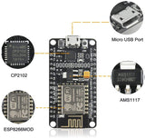 ESP8266 NodeMCU CP2102 ESP-12E WiFi Internet Development Board Wireless Module Compatible with Arduino IDE